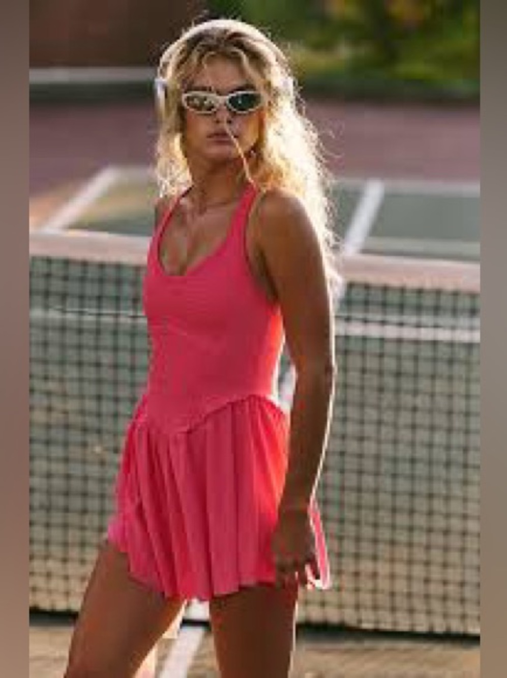 FP Movement Pink Active Dress with Built-In Shorts Size S NWT